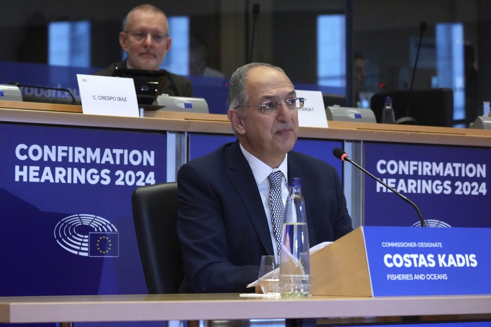 Ο Ευρωπαίος επίτροπος για την Αλιεία και τους Ωκεανούς Κώστας Καδής / AP
