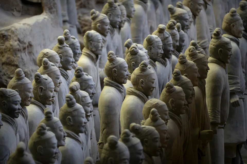 Φιγούρες του Πήλινου Στρατού του αυτοκράτορα Τσιν Χουάνγκ, που ένωσε την αχανή χώρα