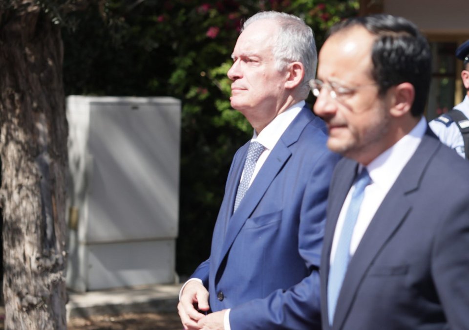 Ο Πρόεδρος της Δημοκρατίας Κωνσταντίνος Τασούλας με τον Κύπριο ομόλογό του Νίκος Χριστοδουλίδης / Intime