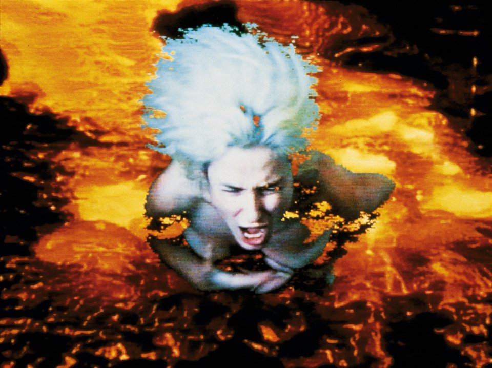 Pipilotti Rist, Selfless in the Bath of Lava (video still), 1995. Audio video installation. © Pipilotti Rist. Courtesy the artist, Hauser & Wirth, and Luhring Augustine.