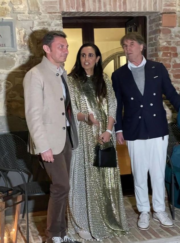 Με την Σεΐχα Μαγιάσσα και τον Bruno Cucinelli, στο Art for Tomorrow 2023