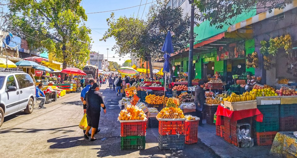 Κομμάτι από το ιστορικό μέρος της πόλης του Μεξικού
