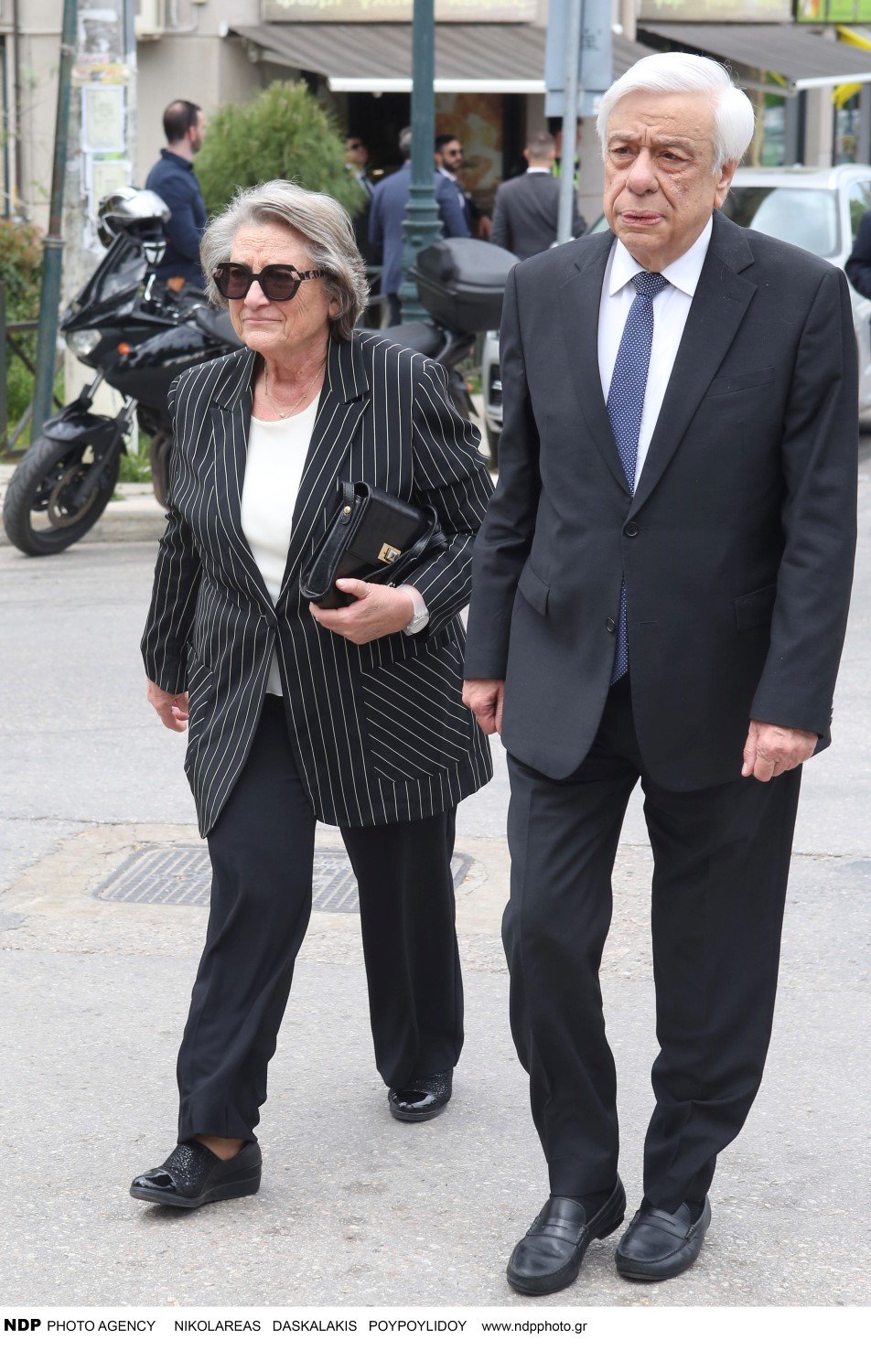 Η Βλασία Παυλοπούλου και ο πρώην Πρόεδρος της Δημοκρατίας Προκόπης Παυλόπουλος
