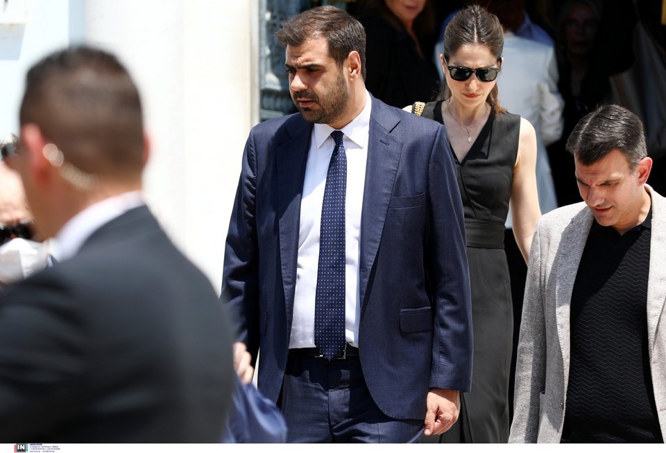 Ο Παυλος Μαρινάκης και η σύζυγός του Κατερίνα
