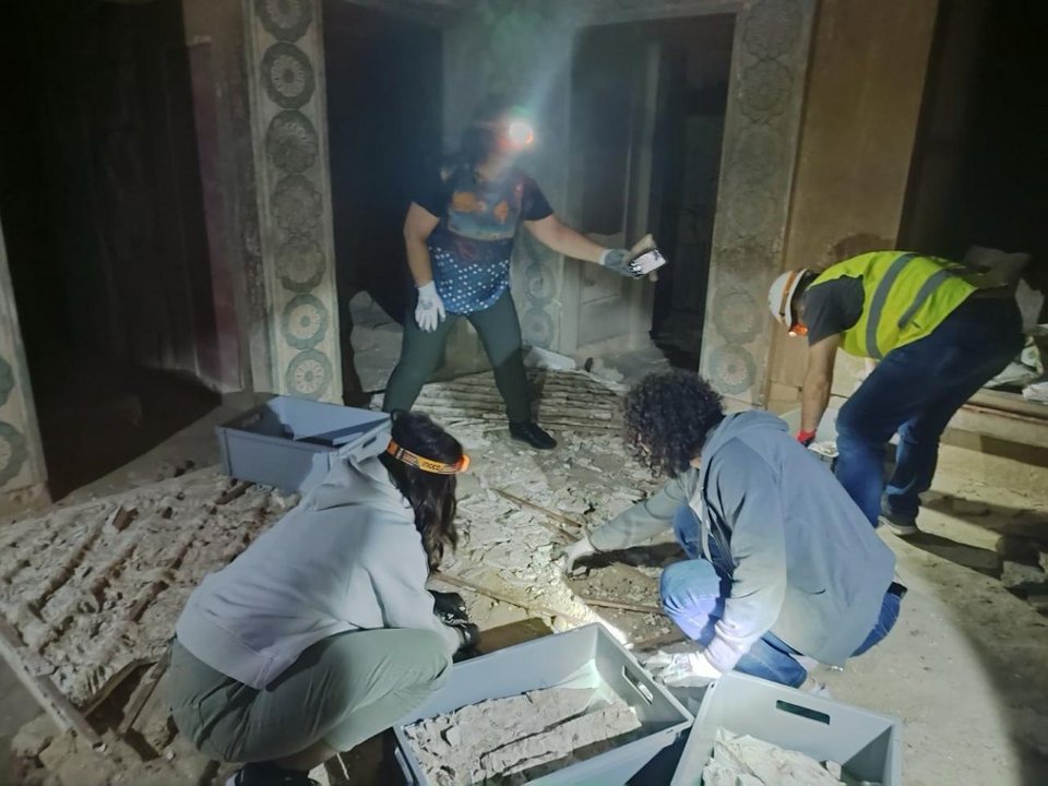 Εργασίες για την αποκατάσταση του σημείου