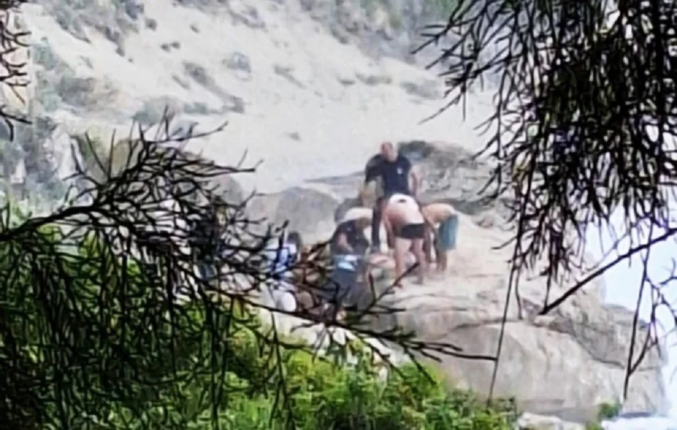 Η στιγμή της τραγωδίας στη Λευκάδα / Φωτογραφία ilefkada.gr