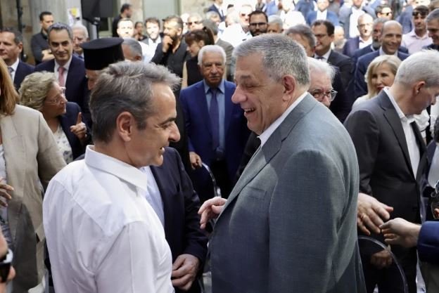 Ο Κυριάκος Μητσοτάκης και ο Νίκος Ταχιάος