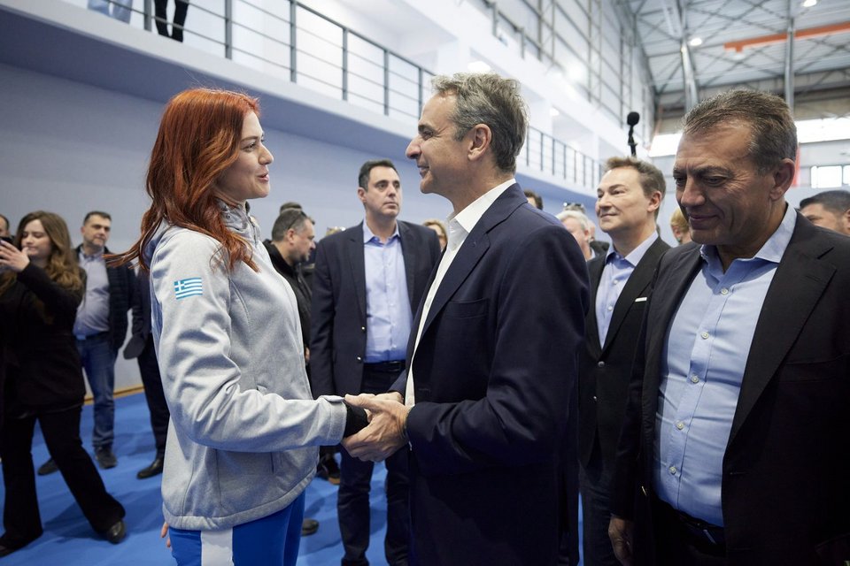 Η επίσκεψη Μητσοτάκη στο Σπίτι του Στίβου