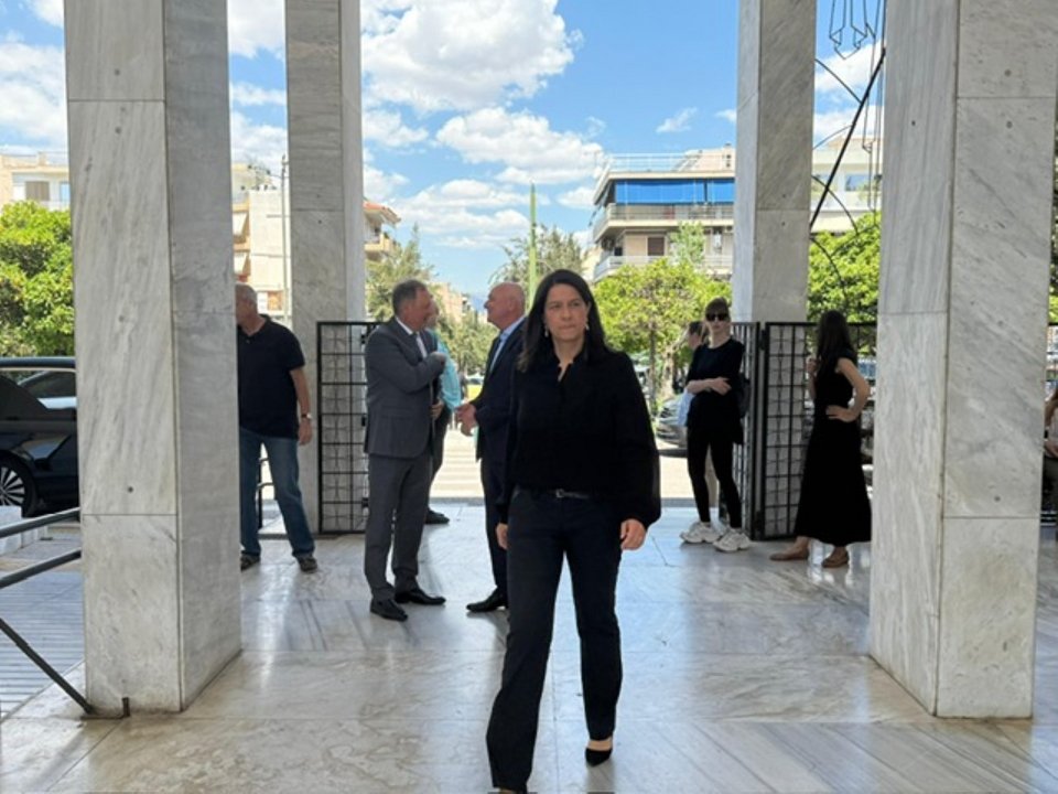 Η υπουργός Εργασίας και Κοινωνικής Ασφάλισης, Νίκη Κεραμέως