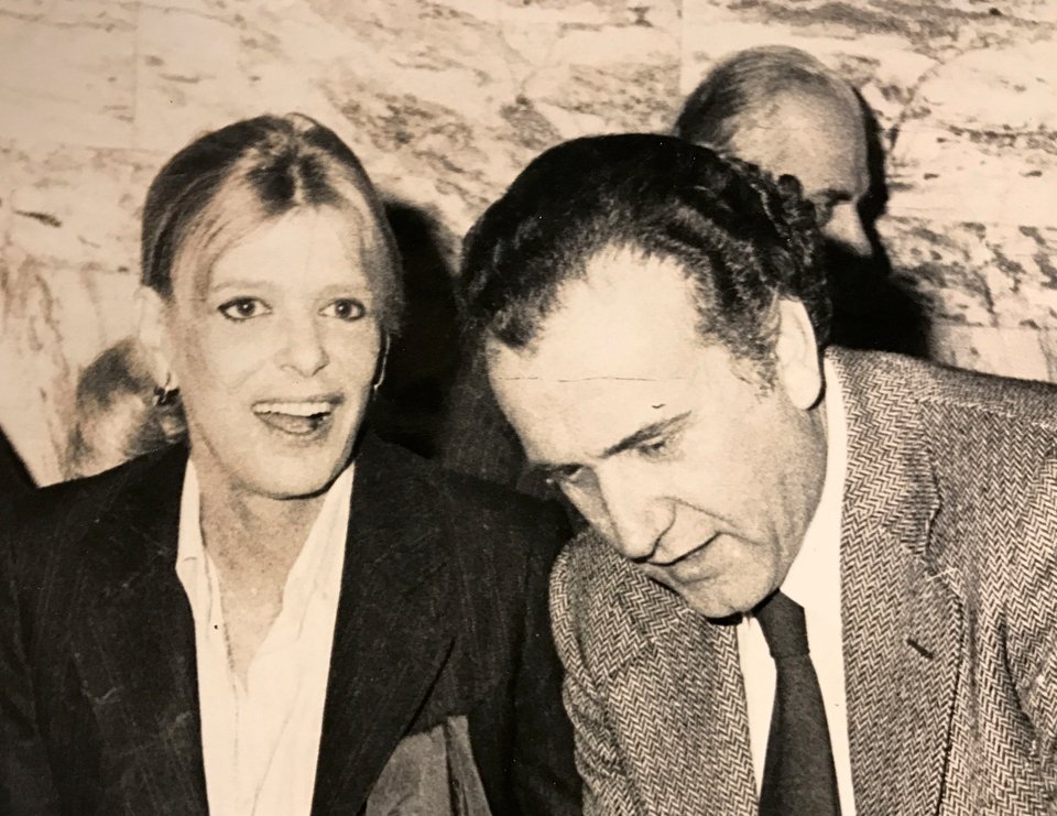 Ο Χρήστος Ροκόφυλλος με την Μελίνα Μερκούρη