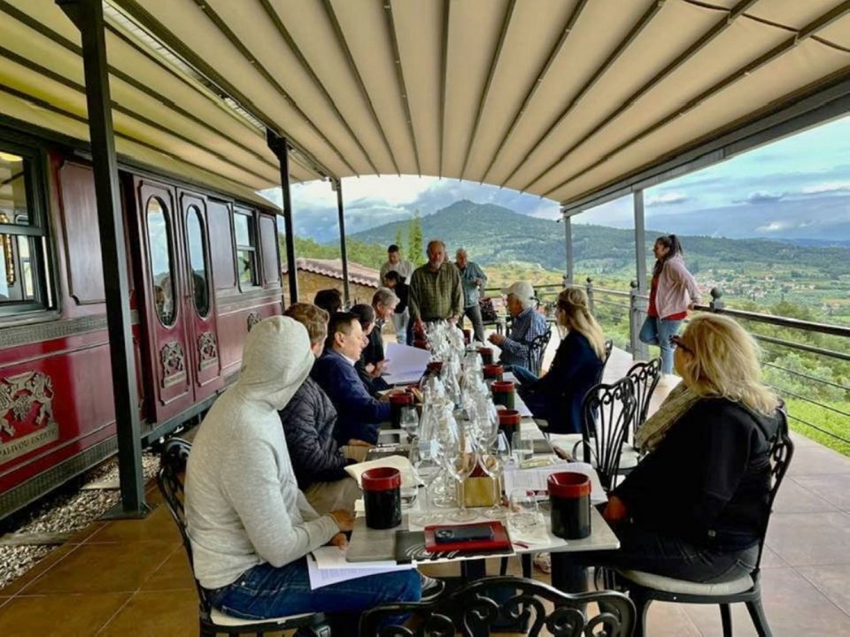 Γευστική δοκιμή στο Κτήμα Παλυβού