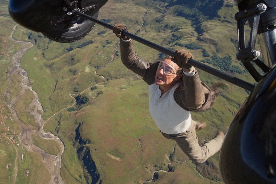 O Τομ Κρουζ σε σκηνή από την ταινία Mission Impossible: The Final Reckoning