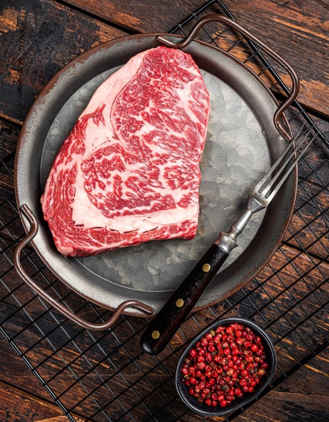Rib eye από ιαπωνικό wagyu / Φωτογραφία: Shutterstock