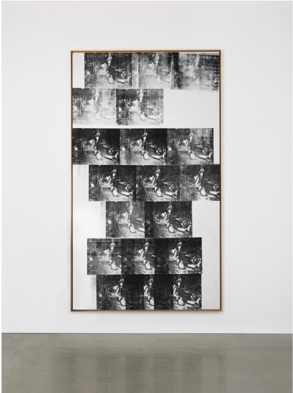 White Disaster (White Car Crash 19 Times) του Andy Warhol