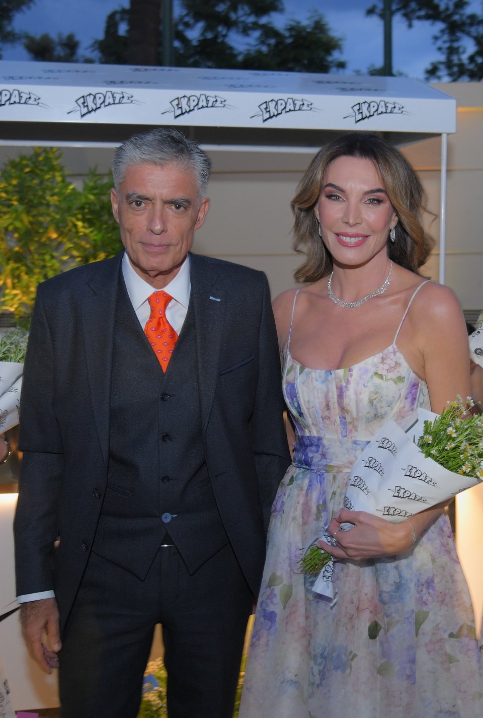  Νίκος Ευαγγελάτος και Τατιάνα Στεφανίδου 