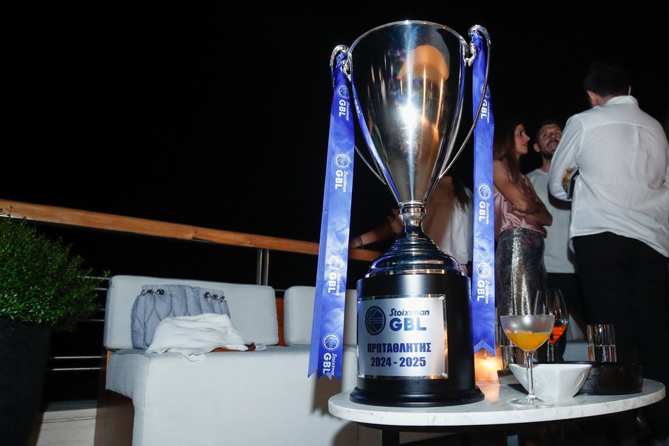Το τρόπαιο της Stoiximan GBL / Eurokinissi