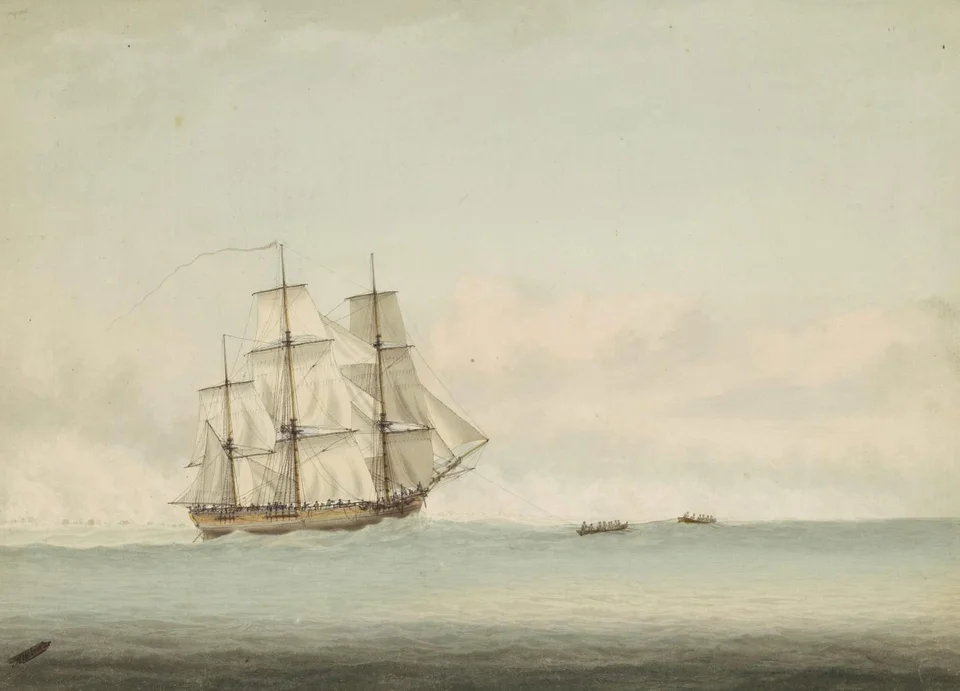 Φωτογραφία: Πίνακας του Samuel Atkins (1760-1810) - National Library of Australia