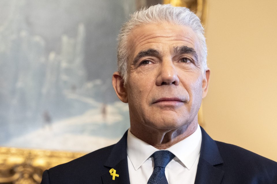Ο επικεφαλής της αντιπολίτευσης στο Ισραήλ, Γιαΐρ Λαπίντ / AP