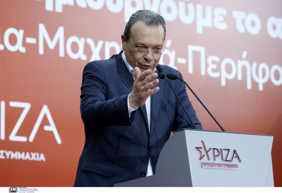 Ο Σωκράτης Φάμελλος στο βήμα του 5ου Συνεδρίου του ΣΥΡΙΖΑ -Φωτογραφία: Intimenews/ΒΛΑΣΣΟΠΟΥΛΟΥ ΙΣΜΗΝΗ