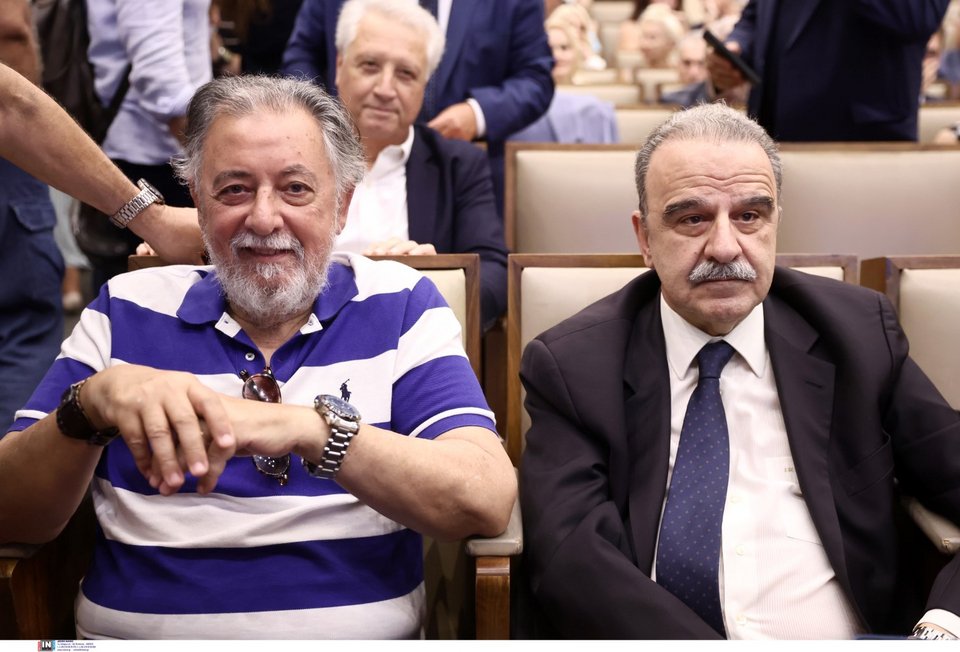 Γιάννης Πανούσης και Γιάννης Μαντζουράνης / Φωτογραφία: Intimenews/ΛΙΑΚΟΣ ΓΙΑΝΝΗΣ