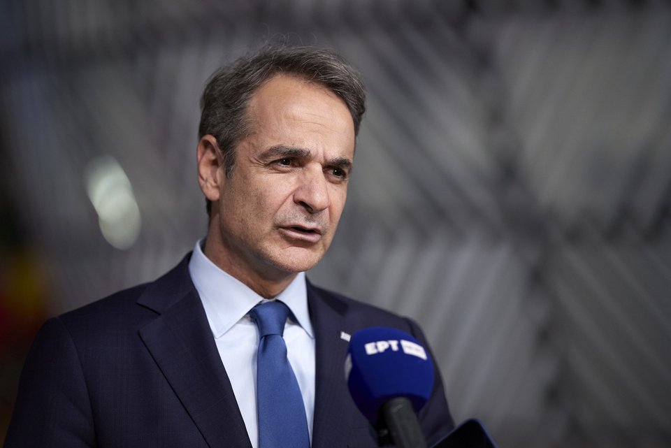 Συνέντευξη Τύπου του πρωθυπουργού Κυριάκου Μητσοτάκη μετά το τέλος της Συνόδου Κορυφής της ΕΕ / Φωτογραφία Γραφείο του Πρωθυπουργού