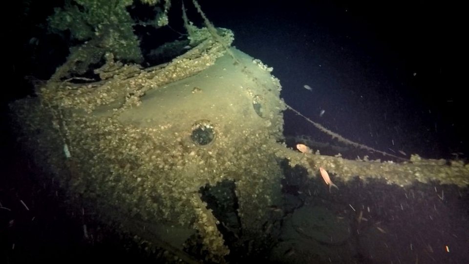 Η ανακάλυψη του ναυαγίου του HMS TROOPER εγινε από το ερευνητικό σκάφους ΩΚΕΑΝΙΣ σε διεθνή ύδατα βορειοδυτικά της Δονούσας
