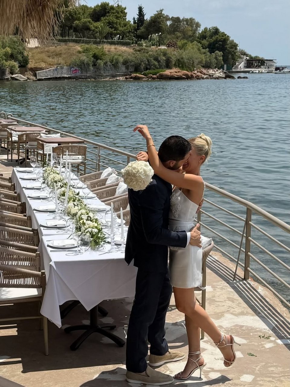 Η Ρία Κολοβού παντρεύτηκε με τον σύντροφό της