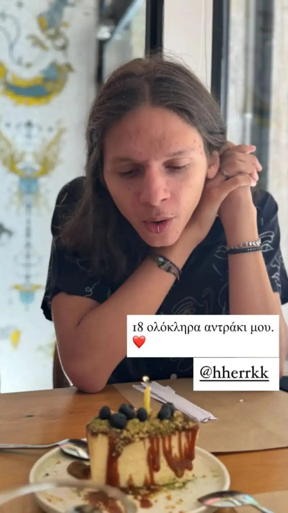 Ο γιος του Λευτέρη Χαρίτου γιόρτασε τα 18α γενέθλιά του