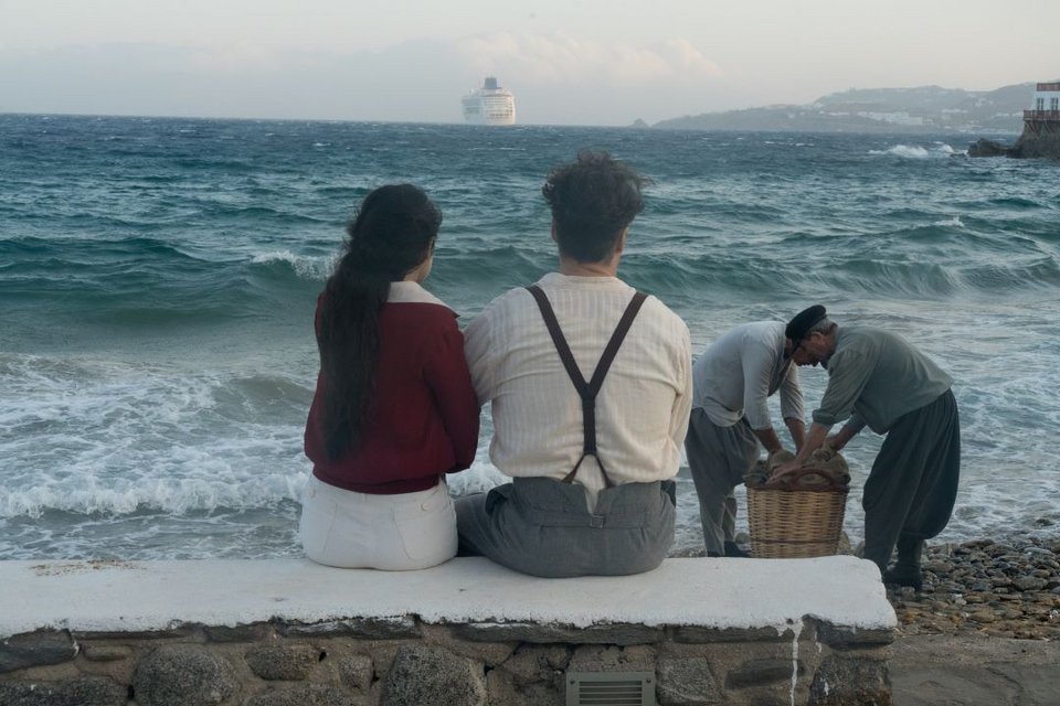 Σκηνή από τα γυρίσματα