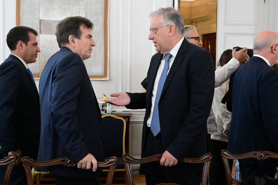 Μιχάλης Χρυσοχοΐδης και Τάκης Θεοδωρικάκος