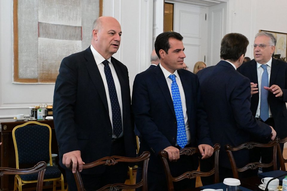 Κώστας Τσιάρας, Θάνος Πλεύρης, Μιχάλης Χρυσοχοΐδης και Τάκης Θεοδωρικάκος
