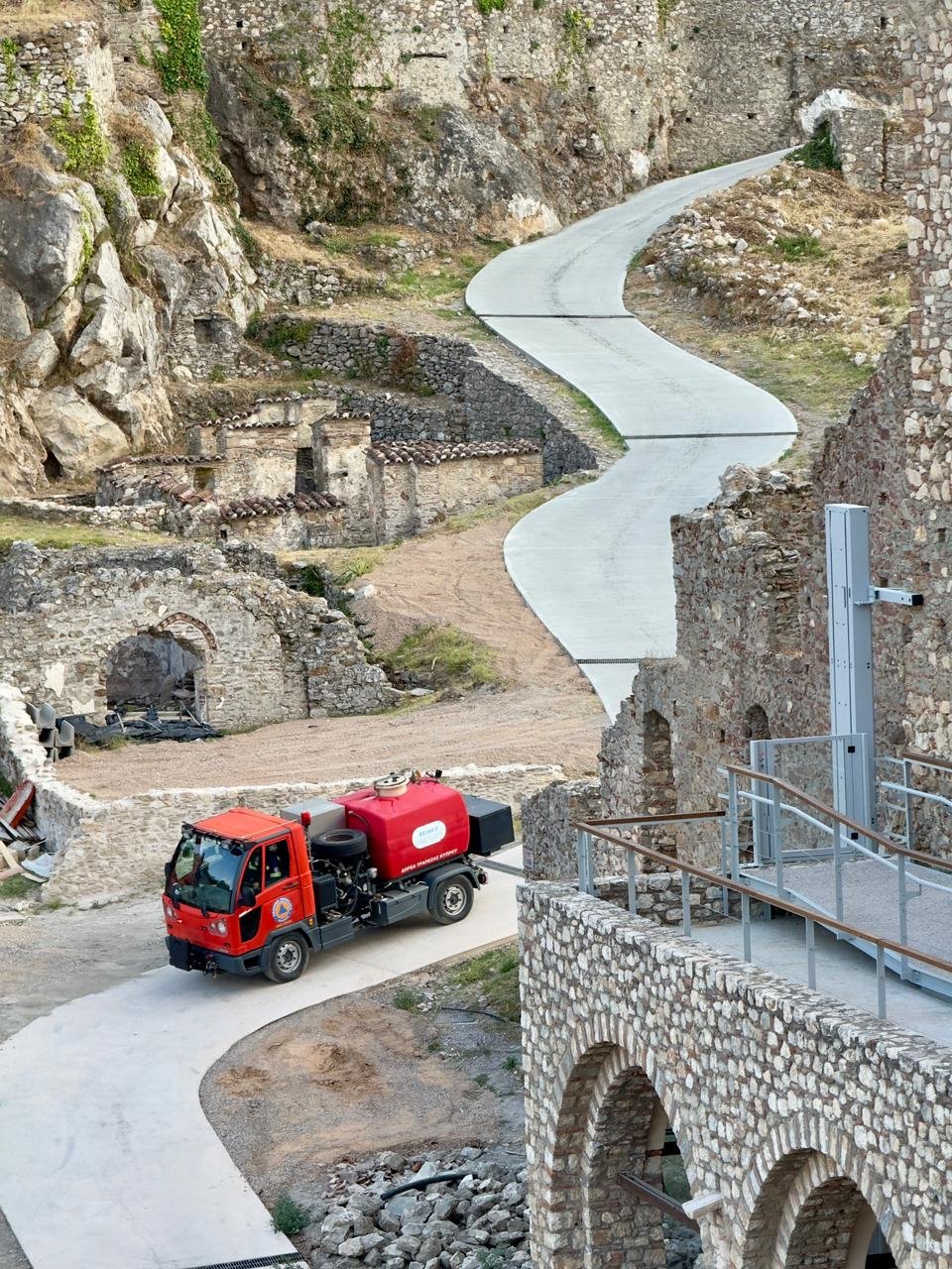 Άσκηση ετοιμότητας ΠΕΡΙΒΛΕΠΤΟΣ 2025 στον Αρχαιολογικό Χώρο του Μυστρά