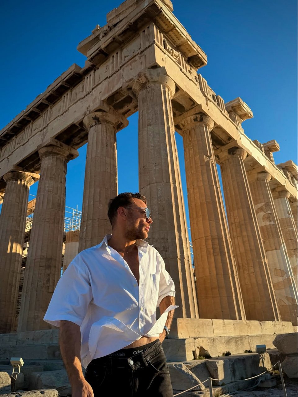 Ο Δημήτρης Γιαννέτος στην Ακρόπολη