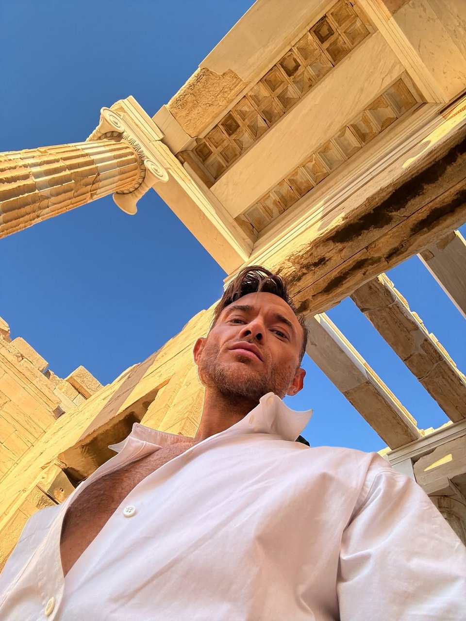 Ο Δημήτρης Γιαννέτος στην Ακρόπολη