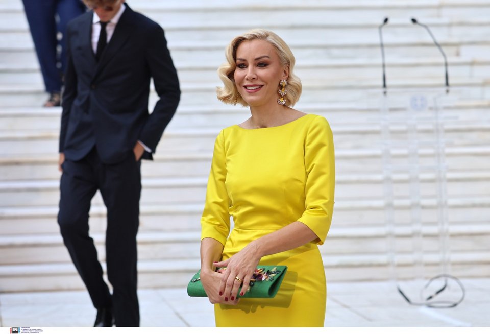 Η δημοσιογράφος και παρουσιάστρια του δελτίου της ΕΡΤ Αντριάνα Παρασκευοπούλου