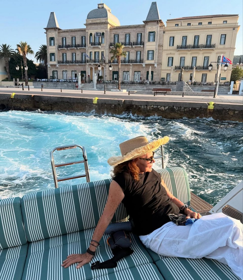 Η Diane von Furstenberg στις Σπέτσες