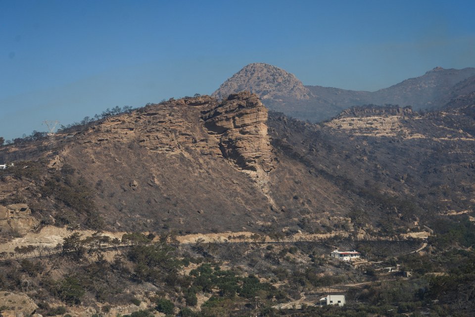 Καταστροφή από τη φωτιά στην Ιεράπετρα / ΣΤΕΦΑΝΟΣ ΡΑΠΑΝΗΣ, EUROKINISSI