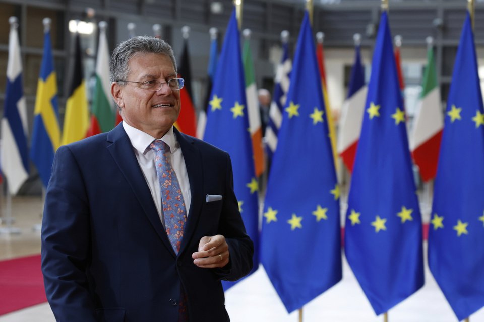 Ο επίτροπος Εμπορίου της ΕΕ, Μάρος Σέφτσοβιτς / AP