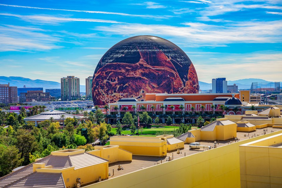 Η Sphere Arena στο Λας Βέγκας / Εικόνα: Shutterstock