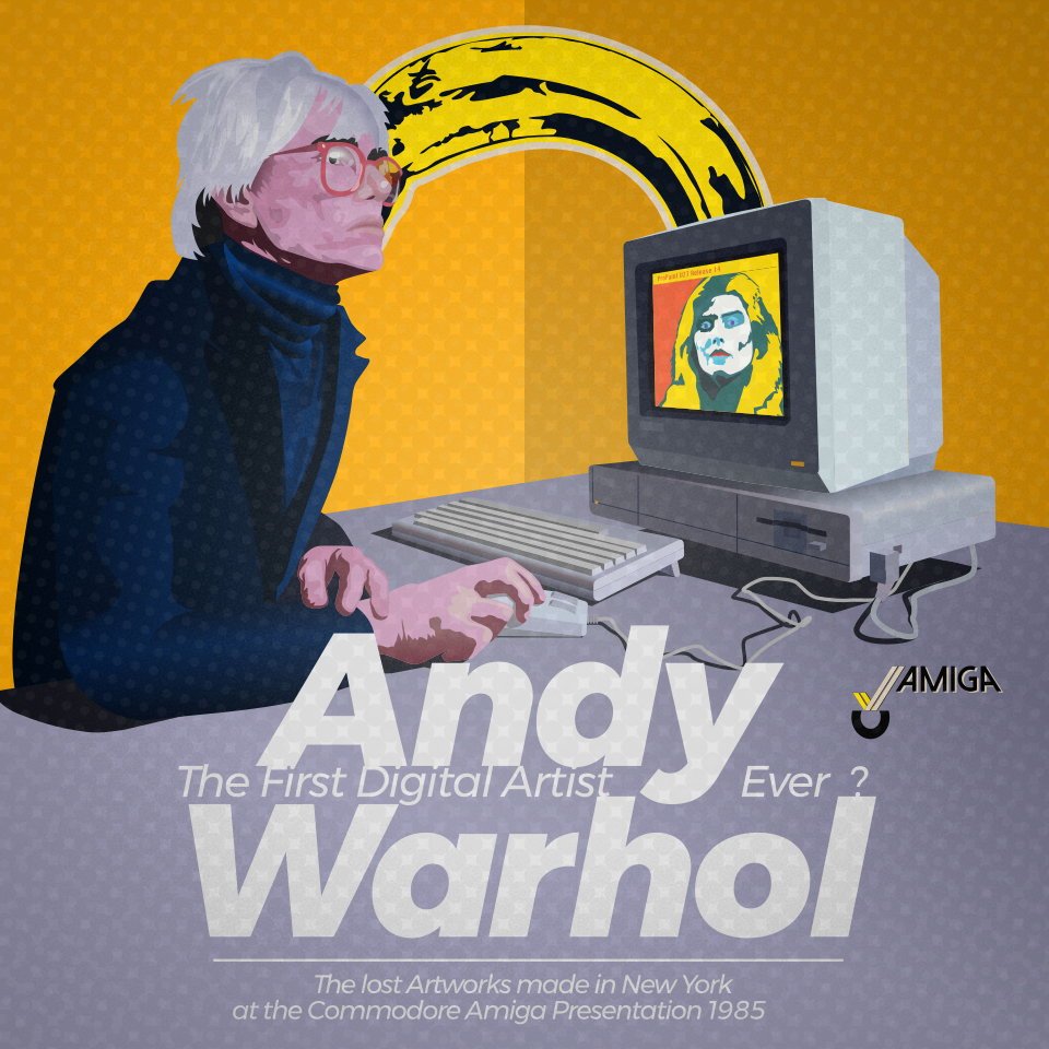 Όταν η Commodore παρουσίασε τον Amiga το 1985, κάλεσε τον Warhol να κάνει μια επίδειξη των δυνατοτήτων του / WIKIPEDIA