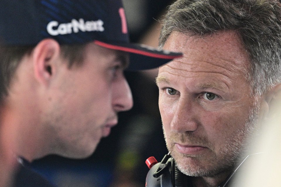 Christian Horner και Max Verstappen