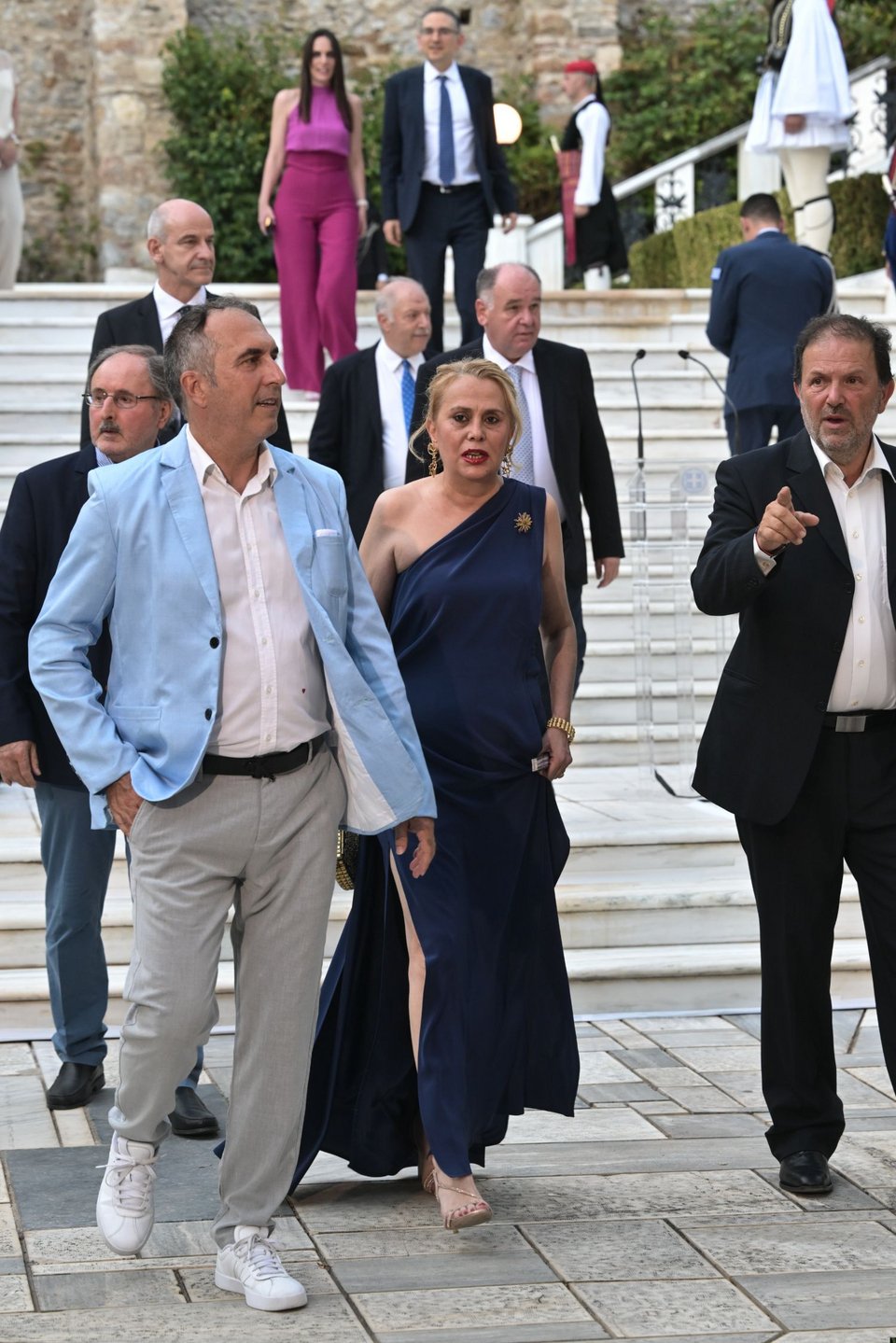 Η πρόεδρος της ΕΣΗΕΑ, Μαρία Αντωνιάδου