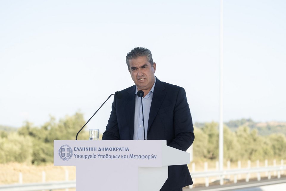 Ο Γενικός Γραμματέας Υποδομών Δημήτρης Αναγνώπουλος