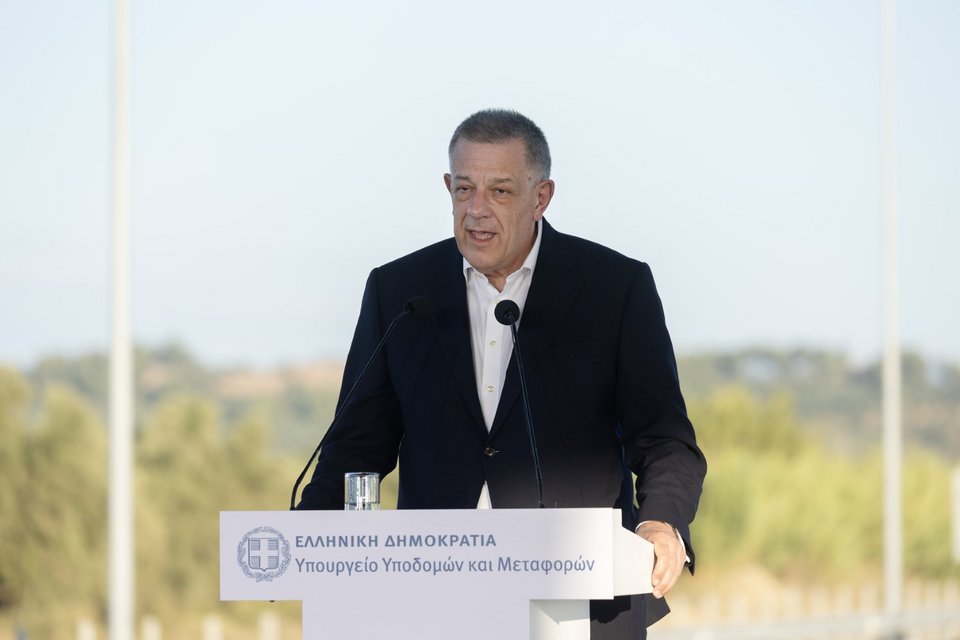 Ο υφυπουργός Υποδομών και Μεταφορών Νίκος Ταχιάος