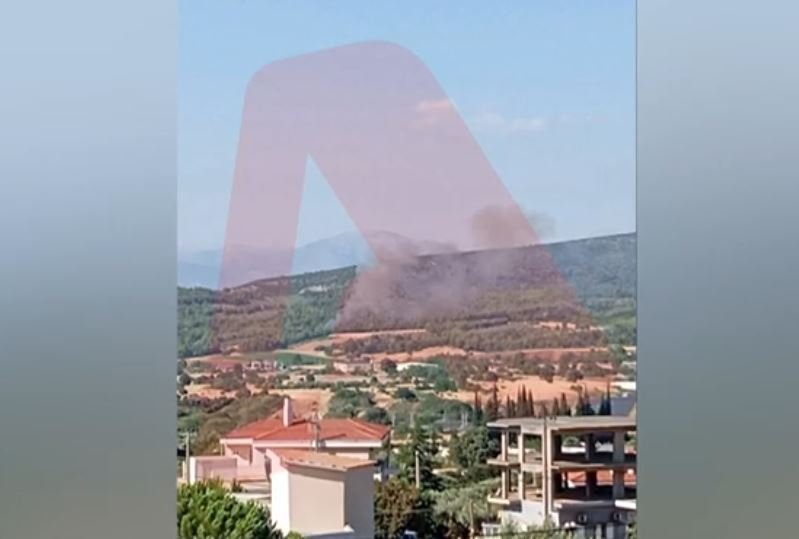 Το σημείο όπου άρχισε η φωτιά στον Ωρωπό