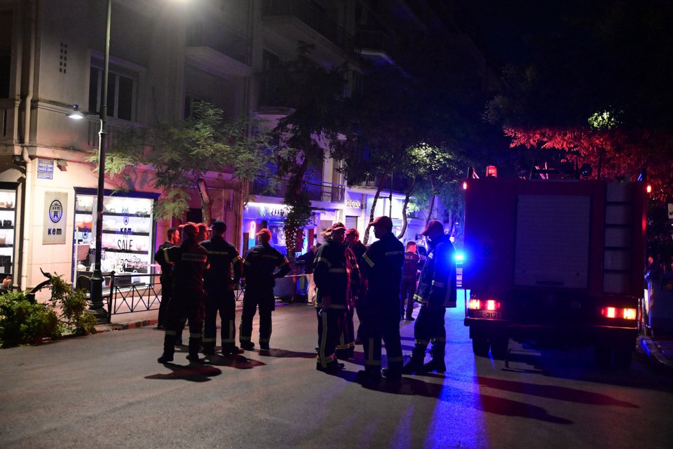 Το σημείο όπου σημειώθηκε το ατύχημα στο Κολωνάκι / Φωτογραφία: EUROKINISSI