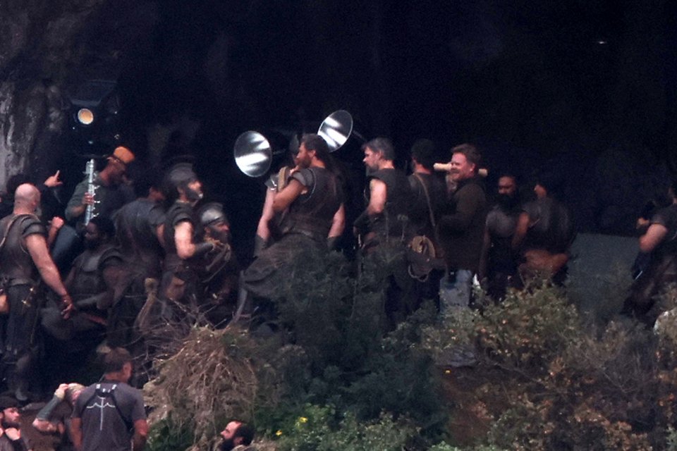 Από τα γυρίσματα στην σπηλιά του Νέστορα στην Μεσσηνία