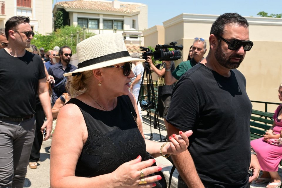 Η Ελένη Κρίτα με τον Μιχάλη Μαρίνο