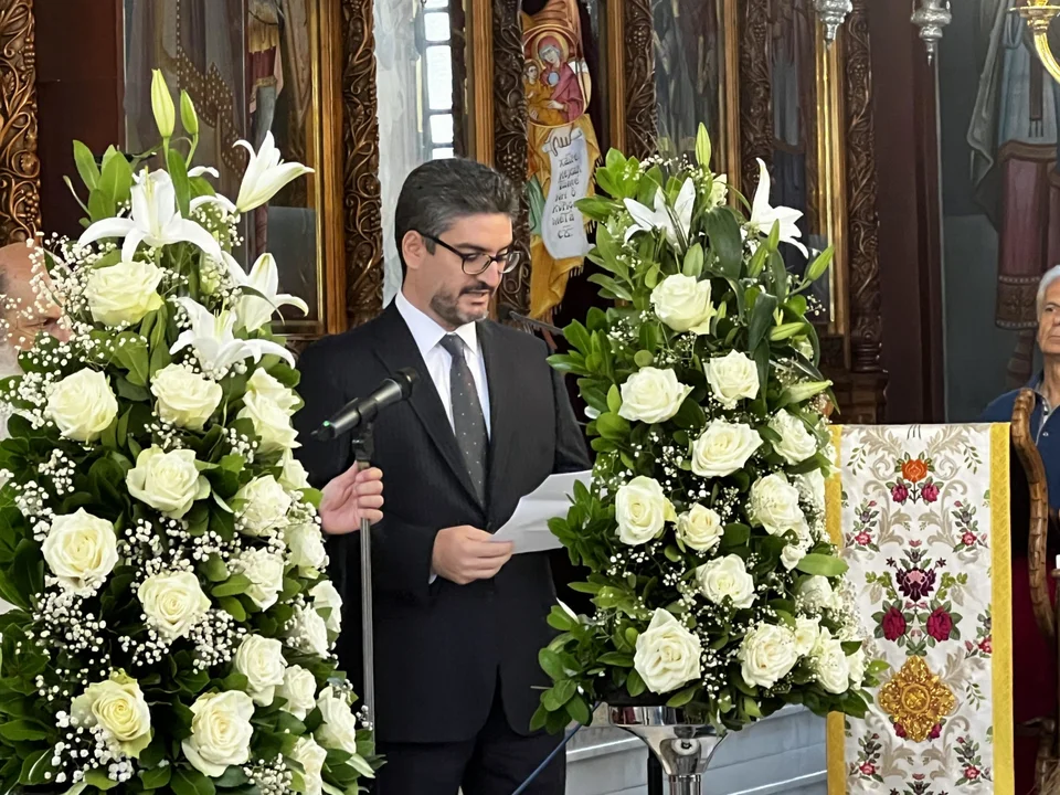 Ο γενικός πρόξενος της Κυπριακής Δημοκρατίας στη Θεσσαλονίκη, Κωνσταντίνος Πολυκάρπου / ΑΠΕ-ΜΠΕ