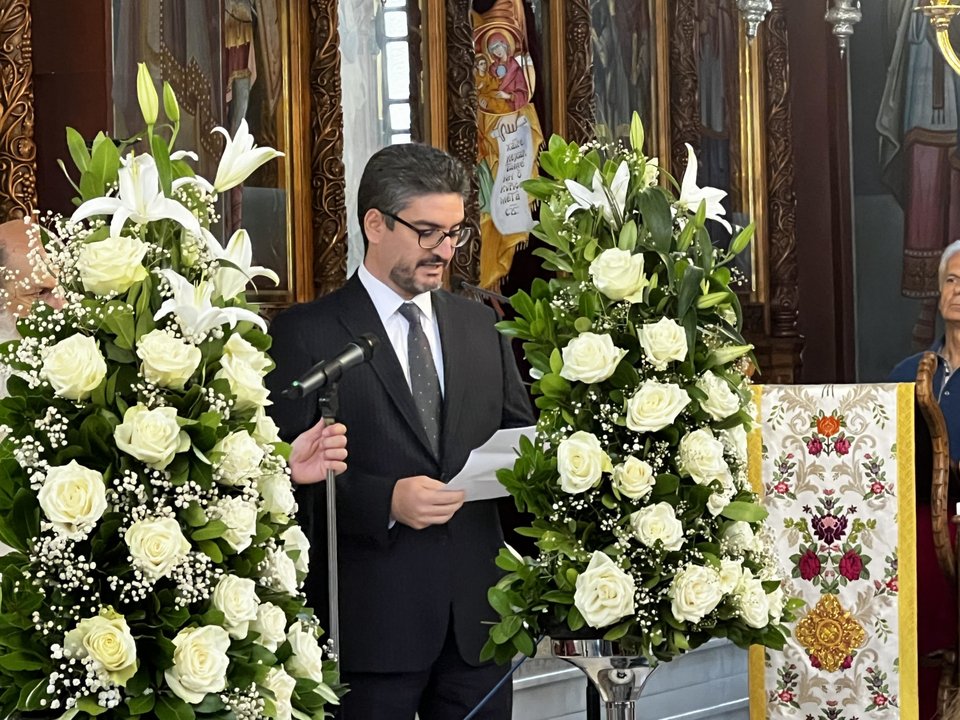 Ο γενικός πρόξενος της Κυπριακής Δημοκρατίας στη Θεσσαλονίκη, Κωνσταντίνος Πολυκάρπου / ΑΠΕ-ΜΠΕ
